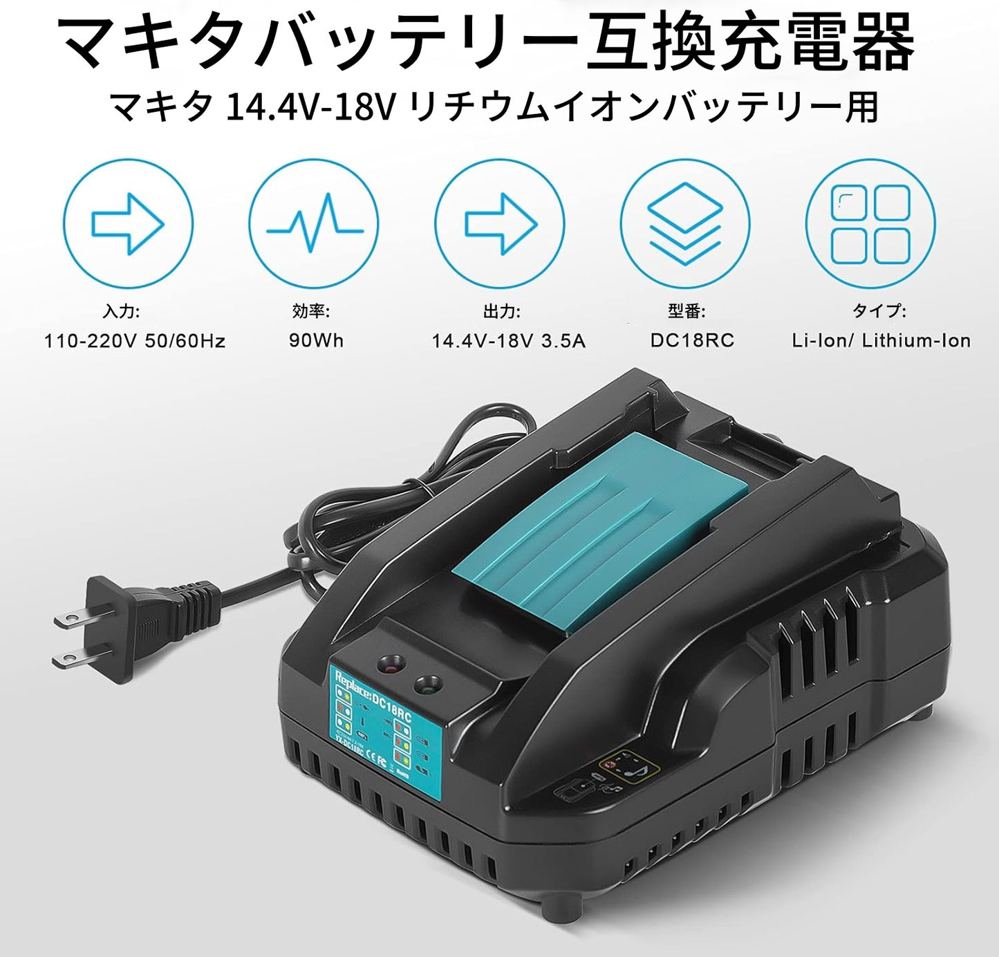 ブロワー コードレス 充電式 吹き飛ばし・吸引2WAY ブロワー集塵機 マキタ18Vバッテリー対応 ブラシレスモーター 3段階風量調整 BL1830互換3.0Ahバッテリー2個・急速充電器付き 洗車 落ち葉 車内清掃 DIY