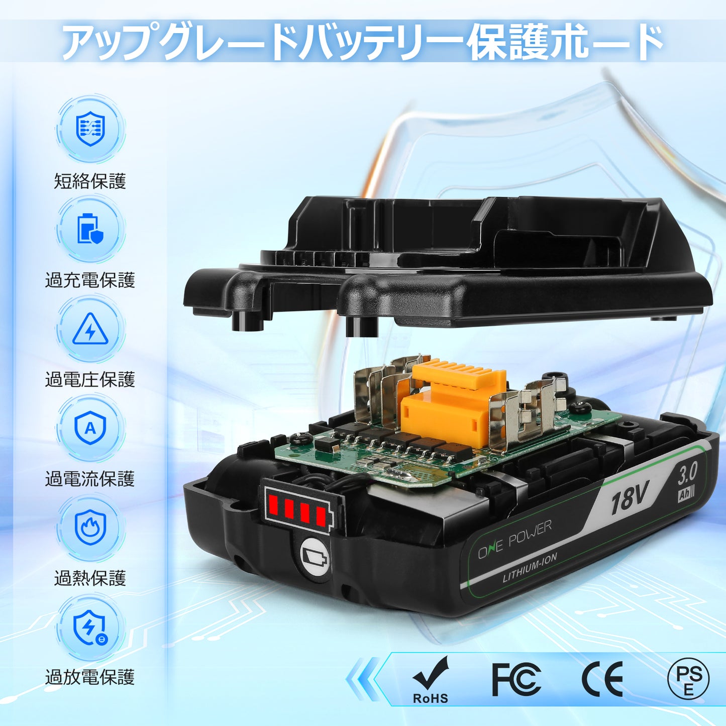 ブロワー コードレス 充電式 吹き飛ばし・吸引2WAY ブロワー集塵機 マキタ18Vバッテリー対応 ブラシレスモーター 3段階風量調整 BL1830互換3.0Ahバッテリー2個・急速充電器付き 洗車 落ち葉 車内清掃 DIY