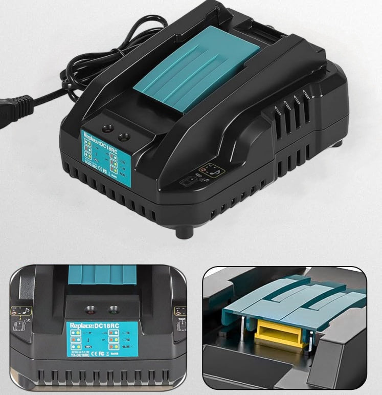ブロワー コードレス 充電式 吹き飛ばし・吸引2WAY ブロワー集塵機 マキタ18Vバッテリー対応 ブラシレスモーター 3段階風量調整 BL1830互換3.0Ahバッテリー2個・急速充電器付き 洗車 落ち葉 車内清掃 DIY