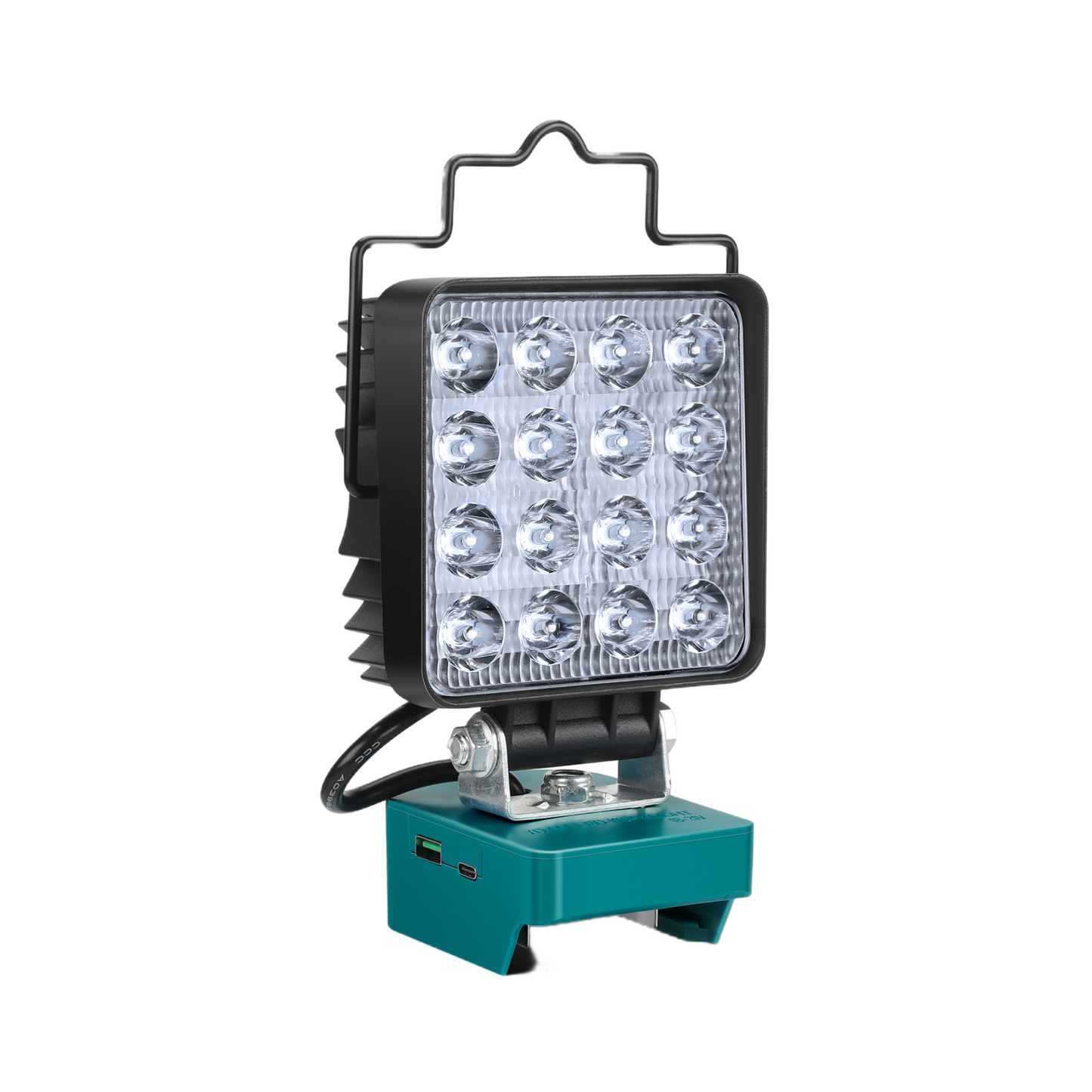 マキタ 18V ライト 充電式ワークライト LED フラッドライト コードレス作業灯 投光器 48W 3LM IP65防水 手提げ付 USB Type-C充電 一年保証(バッテリー別売り)